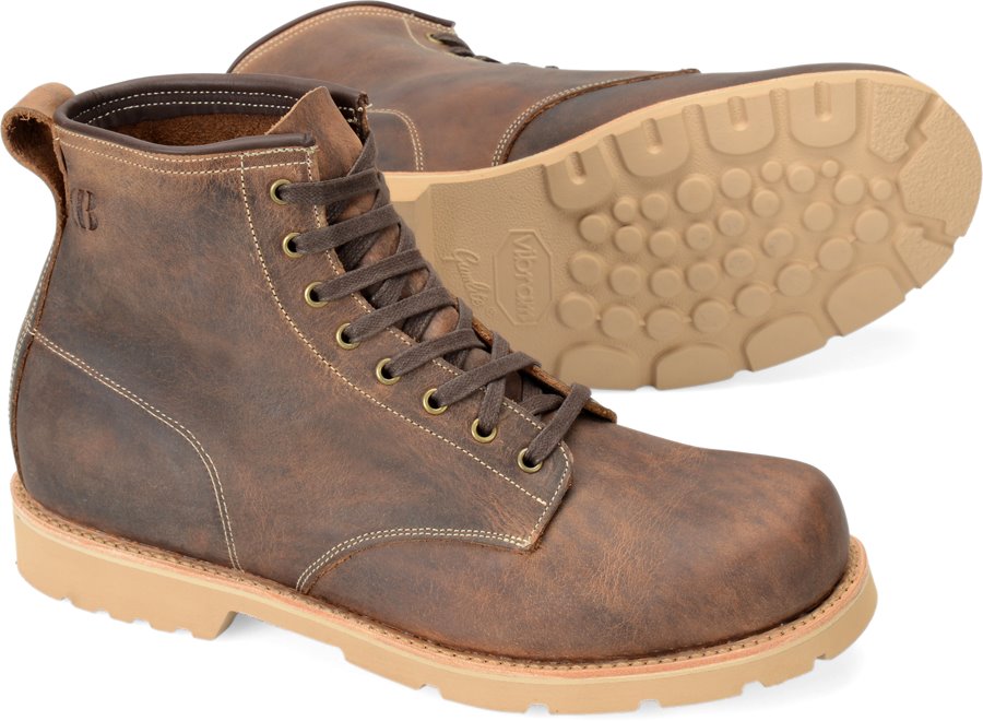 Brooklyn Boot Bison Pull Up : Chip Tan - Mens